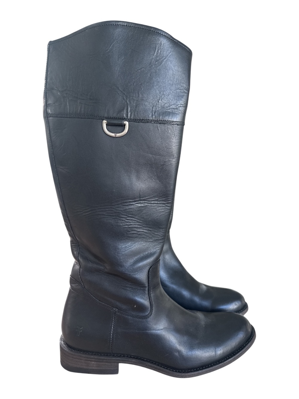 Frye Melissa D-Ring Women’s Tall Riding Boots Black Size 8.5